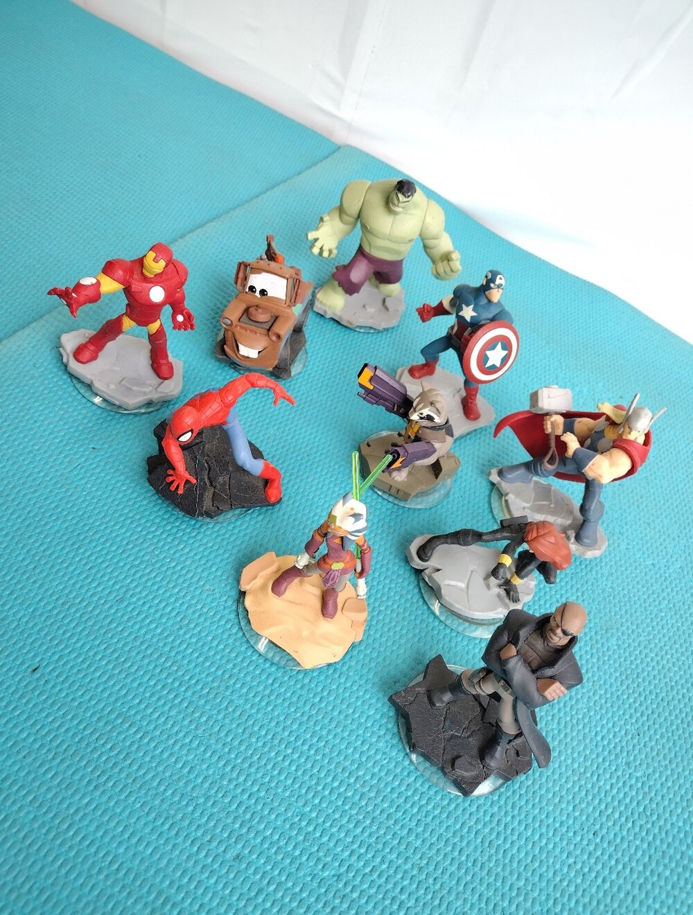 Lot Of 10 Figures Disney Infinity Edition Marvel Heroes The Avengers Game